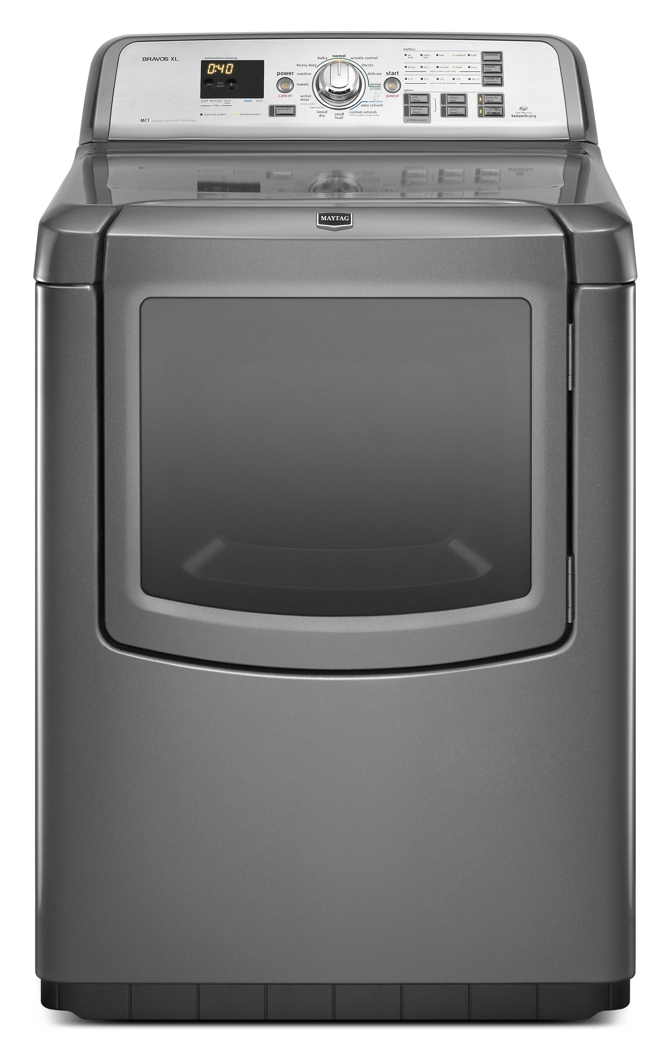 Maytag MGDB950YG 7.3 Cu. Ft. Bravos XL® HighEfficiency Gas Steam Dryer